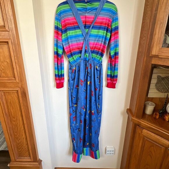 CHUCKY Costume Size Teen One Piece Spirit Halloween Child’s Play Horror Movie - Picture 7 of 9